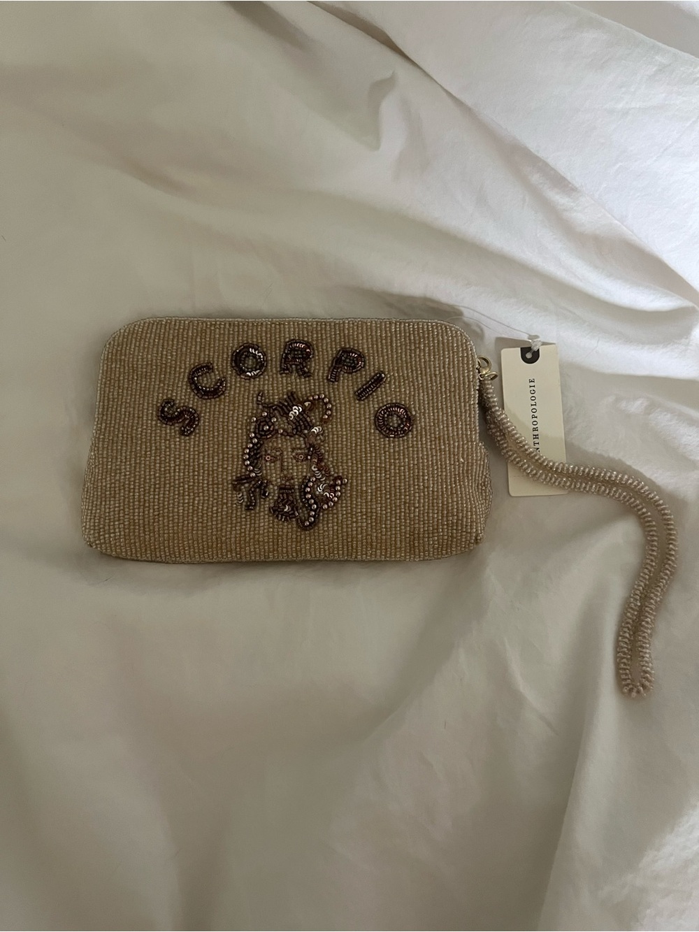 Beaded Zodiac Sign Clutch
